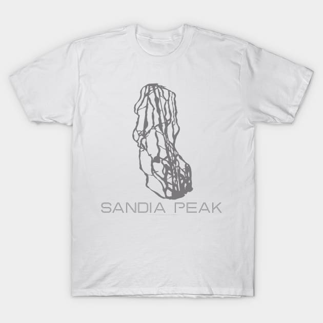 Sandia Peak Resort 3D T-Shirt by Mapsynergy